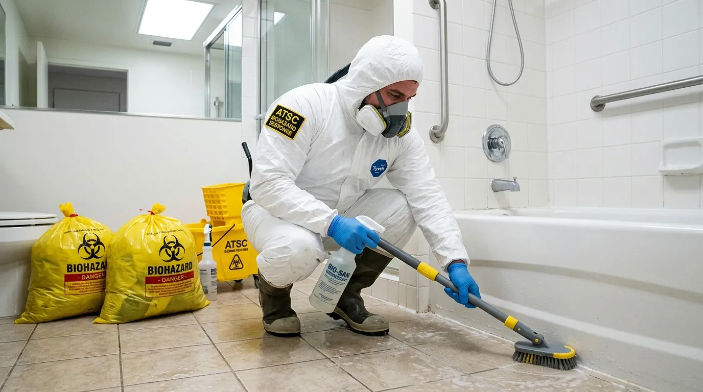 Decontamination equipment deployed for Blood Cleanup in Madison Heights
